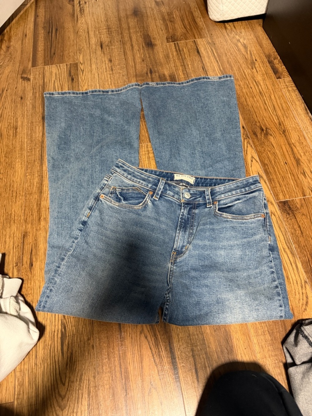 Free people / we the free curvy vintage high rise flare jeans - Picture 1 of 6
